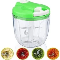 Mini Manual Vegetable Chopper With Grinder And Professional Mixer With Compact And Professional Cutting Blade Of Kitchen Without Noise