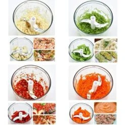 Mini Manual Vegetable Chopper With Grinder And Professional Mixer With Compact And Professional Cutting Blade Of Kitchen Without Noise -Smart Home Appliance Store 92866389 4