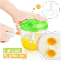Mini Manual Vegetable Chopper With Grinder And Professional Mixer With Compact And Professional Cutting Blade Of Kitchen Without Noise -Smart Home Appliance Store 92866389 5