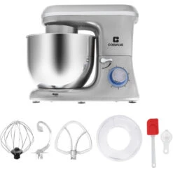 Pro Electric Food Stand Mixer Tilt-Head 6 Speed Stainless Steel Bowl 1400W,7L -Smart Home Appliance Store 93423819 4
