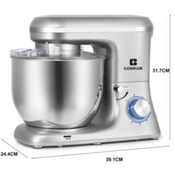 Pro Electric Food Stand Mixer Tilt-Head 6 Speed Stainless Steel Bowl 1400W,7L -Smart Home Appliance Store 93423819 5