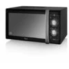 Swan Retro 25L LED 900W Manual Microwave Black -Smart Home Appliance Store 93465899 1