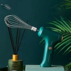 Electric Hand Whisk Wireless Electric Egg Beater Household Charging Hand Egg Beater Small Whisk Stir Egg White Cream Cooking Convenient To Use (color : Green) 10 Electric Hand Whisk Wireless Electric Egg Beater Household Charging Hand Egg Beater Small Whisk Stir Egg White Cream Cooking Convenient To Use (color : Green) -Smart Home Appliance Store 93486812 4