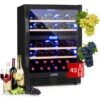 Klarstein Vinovilla 43 Built-In Duo Onyx Edition Wine Fridge 129 Litres 43 Bottles 2 Zones -Smart Home Appliance Store 93825058 1