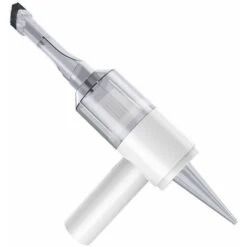 2 In 1 Car Cordless Vacuum Cleaner & Air Blower 2000PA Mini Handheld Dust Buster For Home Office Car Interior, White