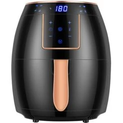 Livingandhome Black Large 5.5L Digital Touchscreen Air Fryer 9 Livingandhome Black Large 5.5L Digital Touchscreen Air Fryer -Smart Home Appliance Store 93885864 3