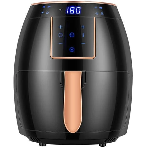 Livingandhome Black Large 5.5L Digital Touchscreen Air Fryer 5 Livingandhome Black Large 5.5L Digital Touchscreen Air Fryer - Image 3
