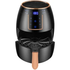 Livingandhome Black Large 5.5L Digital Touchscreen Air Fryer 10 Livingandhome Black Large 5.5L Digital Touchscreen Air Fryer -Smart Home Appliance Store 93885864 4