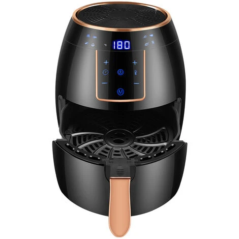 Livingandhome Black Large 5.5L Digital Touchscreen Air Fryer 6 Livingandhome Black Large 5.5L Digital Touchscreen Air Fryer - Image 4
