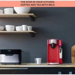 Klarstein Baristomat 2-in-1 Fully Automatic Coffee & Tea Maker Milk Foam 6 Programmes -Smart Home Appliance Store 93944864 4