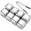 Stainless Steel Ice Cubes, Reusable Whiskey Wine Chilling Stones