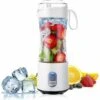BPA Free Portable Mini Blender, Personal Blender For Smoothie And Shakes, Electric Fruit Blender 6 Blades 3D And USB Rechargeable， -Smart Home Appliance Store 95350580 1