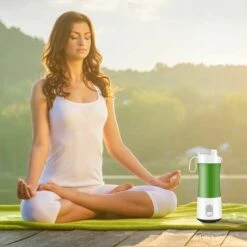 BPA Free Portable Mini Blender, Personal Blender For Smoothie And Shakes, Electric Fruit Blender 6 Blades 3D And USB Rechargeable， -Smart Home Appliance Store 95350580 5