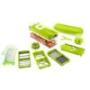 Genius Nicer Dicer Smart (12 Pcs.) In Green - Vegetable Cutter For Cubes, Sticks, Slices, Strips And Quarters - Salad Cutter Mandolin Cucumber Slicer -Smart Home Appliance Store 95522293 1