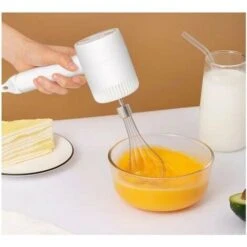 Blender Household Electric Portable Cordless Egg Beater Multifunction Creamer Cooking Whisk White 9 Blender Household Electric Portable Cordless Egg Beater Multifunction Creamer Cooking Whisk White -Smart Home Appliance Store 95850509 3