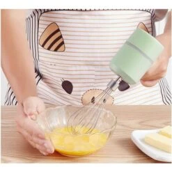Blender Wireless Charging Electric Egg Beater Home Baking Tool Cream Whisker Handheld Egg Beater 2 Egg Sticks-White -Smart Home Appliance Store 95852756 4