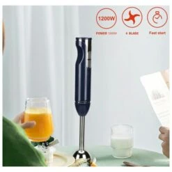 Multifunctional Electric Blender Juicer Food Processor Kitchen Blue -Smart Home Appliance Store 95853346 5