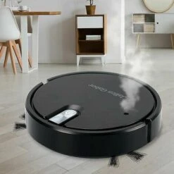 Robot Vacuum Cleaner 5 In 1 Cordless Vacuum Cleaner With LED Mood Lights Humidifying Vacuum Cleaner-COLOR：Black