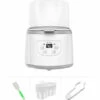 In 1 Baby Bottle Warmer Baby Bottle Steam Sterilizer Fast Baby Food Warmer 2 Bottle Capacity Adjustable Temperature With LED Display For Baby Bottles, EU 400W 1 In 1 Baby Bottle Warmer Baby Bottle Steam Sterilizer Fast Baby Food Warmer 2 Bottle Capacity Adjustable Temperature With LED Display For Baby Bottles, EU 400W -Smart Home Appliance Store 96001175 1