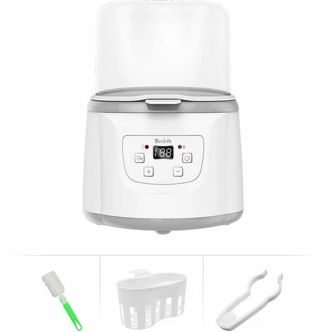 In 1 Baby Bottle Warmer Baby Bottle Steam Sterilizer Fast Baby Food Warmer 2 Bottle Capacity Adjustable Temperature With LED Display For Baby Bottles, EU 400W 3 In 1 Baby Bottle Warmer Baby Bottle Steam Sterilizer Fast Baby Food Warmer 2 Bottle Capacity Adjustable Temperature With LED Display For Baby Bottles, EU 400W