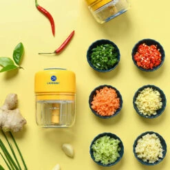 100/250ml Electric Food Blender Multifunctional Cordless Fruit/Vegetable/Meat Blender Portable Baby Food Blender Mini Juice Blender With Stainless Steel Blades -Smart Home Appliance Store 96002715 5