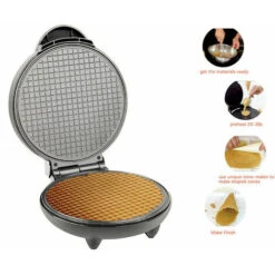 Multifunctional 8.3in Double Side Pancake Maker Crispy Omelet Pan Non-stick Ice Cream Cone Machine Easy To Clean 220V -Smart Home Appliance Store 96004099 4
