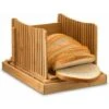 Bamboo Bread Slicer Machine For Home Baked Bread, Loaf, Loaf, Cake, Bagel, Toast 2 Bamboo Bread Slicer Machine For Home Baked Bread, Loaf, Loaf, Cake, Bagel, Toast -Smart Home Appliance Store 96183890 1