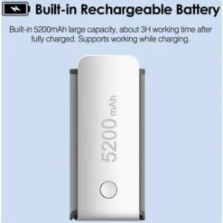 Portable Wireless Baby Bottle Warmer Travel Breastmilk Warmer Cooler Bag Built-in Battery With USB Charging Cable (White) -Smart Home Appliance Store 96246967 3