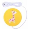 LITZEE Cup Warmer 1pcs Cup Warmer Mat Drink Coaster, Cartoon Silicone USB Cup Warmer Coaster Coffee Cup Electric Heating Pad Drink Coaster Drink Warmer Pad Portable Coffee Tea Pad For Home, Office。Yel