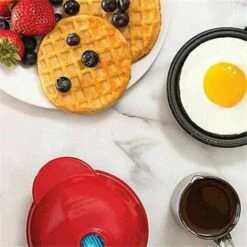 Rebuy Mini Waffle Maker For Personalized Hash Brown Breakfast Snacks -Smart Home Appliance Store 96486592 5
