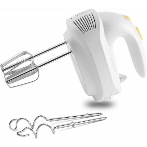 Electric Hand Mixer Powerful Hand Mixer Quiet Multipurpose 5 Speed Electric Kitchen Whisk,2 Whisks And 2 Stainless Steel Dough Hooks For Baking Cakes And Baking 3 Electric Hand Mixer Powerful Hand Mixer Quiet Multipurpose 5 Speed Electric Kitchen Whisk,2 Whisks And 2 Stainless Steel Dough Hooks For Baking Cakes And Baking