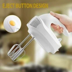 Electric Hand Mixer Powerful Hand Mixer Quiet Multipurpose 5 Speed Electric Kitchen Whisk,2 Whisks And 2 Stainless Steel Dough Hooks For Baking Cakes And Baking 10 Electric Hand Mixer Powerful Hand Mixer Quiet Multipurpose 5 Speed Electric Kitchen Whisk,2 Whisks And 2 Stainless Steel Dough Hooks For Baking Cakes And Baking -Smart Home Appliance Store 97102132 4