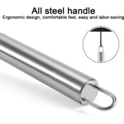 Manual Egg Beater Stainless Steel Egg Beater Household Mini Baking Egg Beater Silicone Cream Whisk 9 Manual Egg Beater Stainless Steel Egg Beater Household Mini Baking Egg Beater Silicone Cream Whisk -Smart Home Appliance Store 97380481 3