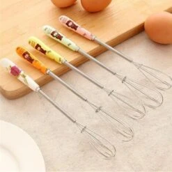Small Whisks Stainless Steel Handle Mini Small Mixing Balloon Wire Whisks Ceramic Whisk (4 Pieces) 11 Small Whisks Stainless Steel Handle Mini Small Mixing Balloon Wire Whisks Ceramic Whisk (4 Pieces) -Smart Home Appliance Store 97381157 5