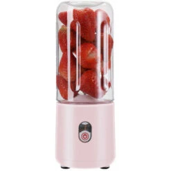 Multifunction Food Supplement Grinder Electric Blender Fruit And Vegetable Squeezer Cooking Machine (Pink)