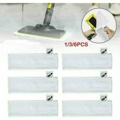 1/3/6pcs Karcher Sc1 Sc2 Sc3 Sc4 Sc5 Steam Cleaner Mop Terry Cloths Floor Pads Set-1pc-