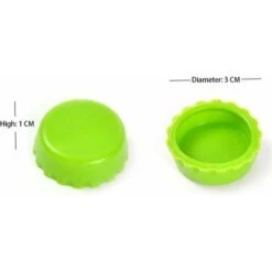 Pack Silicone Crown Cap, Bottle Cap, Environmentally Friendly Silicone Cap, Reusable Beer Cap Random Color -Smart Home Appliance Store 97929752 2
