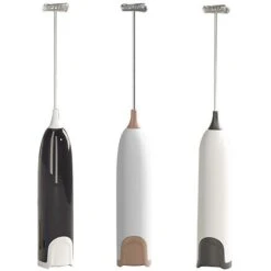 Electric Blender Whisk Kitchen Food Stirrer Coffee Cappuccino Creamer Whisk Blender -Black -Smart Home Appliance Store 98092739 4