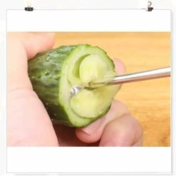 Vegetable Spiral Cutter - 4 PCS Manual Fruit Spiralizer, Stainless Steel Spiral Carving Tool Screw Cutter For Potato, Carrot, Cucumber -Smart Home Appliance Store 98817518 5