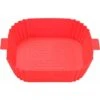 Silicone Air Fryer Basket Air Fryer Silicone Pot Reusable Silicone Basket 19.5cm Air Fryer Essential Accessory For Hot Air Fryer Microwave Frying Pan(Red) ZQYRLAR 1 Silicone Air Fryer Basket Air Fryer Silicone Pot Reusable Silicone Basket 19.5cm Air Fryer Essential Accessory For Hot Air Fryer Microwave Frying Pan(Red) ZQYRLAR -Smart Home Appliance Store 98818630 1
