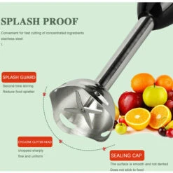 Multifunction Hand Blender, 800 W, Removable Foot, High-efficiency Blades, Turbo Function, BPA-free -Smart Home Appliance Store 99561128 3